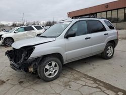 Salvage cars for sale from Copart Fort Wayne, IN: 2008 KIA Sportage LX