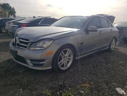 Mercedes-Benz C 250 salvage cars for sale: 2014 Mercedes-Benz C 250