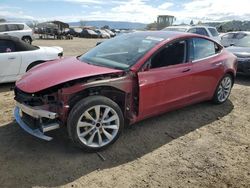 Salvage cars for sale from Copart San Martin, CA: 2018 Tesla Model 3