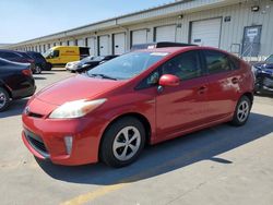 Toyota Prius salvage cars for sale: 2013 Toyota Prius