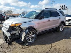 Ford salvage cars for sale: 2015 Ford Explorer XLT