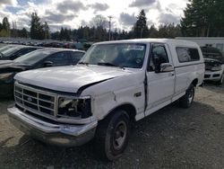 Salvage cars for sale from Copart Graham, WA: 1996 Ford F150