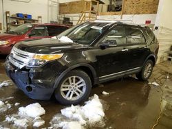 Salvage cars for sale at Ham Lake, MN auction: 2013 Ford Explorer XLT