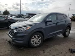 Salvage cars for sale from Copart Moraine, OH: 2021 Hyundai Tucson Limited