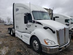 Salvage trucks for sale at Portland, MI auction: 2017 Kenworth Construction T680