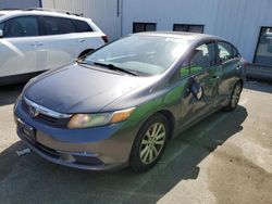 Honda salvage cars for sale: 2012 Honda Civic EX