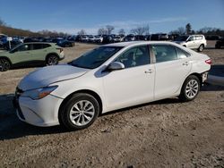 Salvage cars for sale at West Warren, MA auction: 2017 Toyota Camry LE