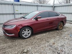 Salvage cars for sale from Copart Walton, KY: 2015 Chrysler 200 Limited