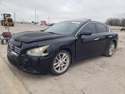 Salvage cars for sale at Oklahoma City, OK auction: 2012 Nissan Maxima S