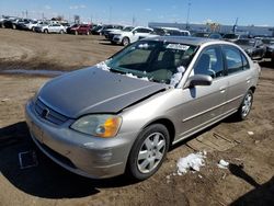 Honda salvage cars for sale: 2001 Honda Civic EX