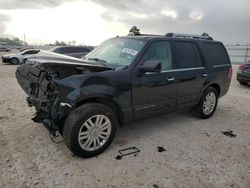 Salvage cars for sale at Houston, TX auction: 2014 Lincoln Navigator