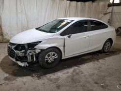 Salvage cars for sale at Ebensburg, PA auction: 2019 Chevrolet Cruze LS