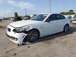 Salvage cars for sale at Miami, FL auction: 2014 BMW 528 I