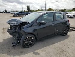Salvage cars for sale at Miami, FL auction: 2015 Toyota Yaris