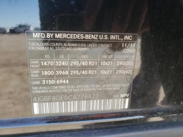 2012 Mercedes-Benz GL 550 4matic