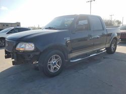 Salvage cars for sale at Wilmer, TX auction: 2002 Ford F150 Supercrew