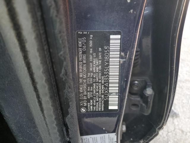 2005 BMW X5 3.0I