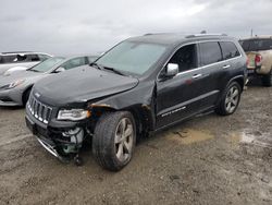 Salvage cars for sale at Vallejo, CA auction: 2014 Jeep Grand Cherokee Overland