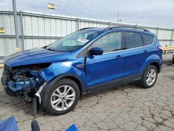 Salvage cars for sale at Dyer, IN auction: 2018 Ford Escape SEL