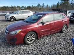 Salvage cars for sale from Copart Windham, ME: 2013 Subaru Impreza Premium