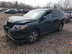 Salvage cars for sale at Chalfont, PA auction: 2019 Nissan Pathfinder S