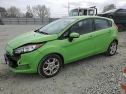 Salvage cars for sale at Mebane, NC auction: 2015 Ford Fiesta SE