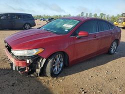 Salvage cars for sale at Houston, TX auction: 2017 Ford Fusion SE