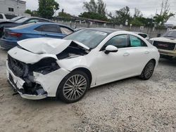 Salvage cars for sale at Opa Locka, FL auction: 2023 Mercedes-Benz CLA 250 4matic