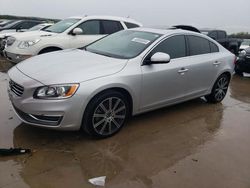 Salvage cars for sale at Grand Prairie, TX auction: 2016 Volvo S60 Premier