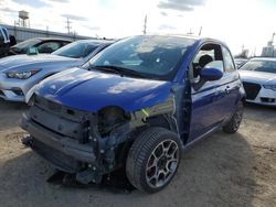 Salvage cars for sale at Chicago Heights, IL auction: 2013 Fiat 500 Sport