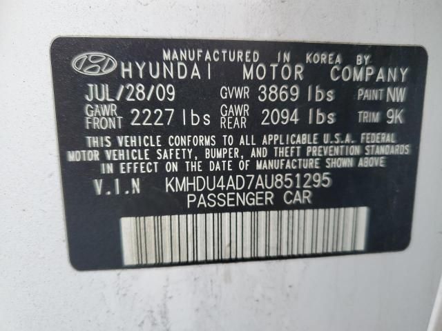 2010 Hyundai Elantra Blue