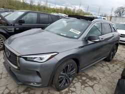 Infiniti qx50 salvage cars for sale: 2021 Infiniti QX50 Luxe