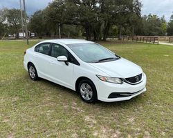 Vehiculos salvage en venta de Copart Ocala, FL: 2015 Honda Civic LX