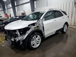 Salvage cars for sale from Copart Ham Lake, MN: 2018 Chevrolet Equinox Premier