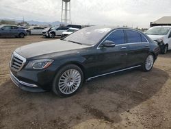 Salvage cars for sale at Phoenix, AZ auction: 2019 Mercedes-Benz S 560
