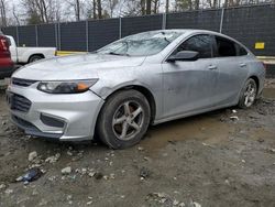 Chevrolet salvage cars for sale: 2016 Chevrolet Malibu LS