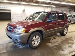 Salvage cars for sale from Copart Wheeling, IL: 2003 Mazda Tribute LX
