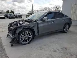 Salvage cars for sale from Copart Homestead, FL: 2023 Infiniti Q50 Luxe