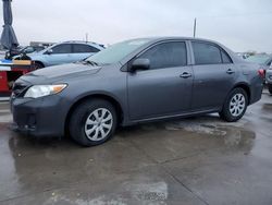Salvage cars for sale at Grand Prairie, TX auction: 2013 Toyota Corolla Base