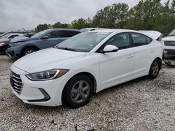 Salvage cars for sale at Houston, TX auction: 2017 Hyundai Elantra ECO