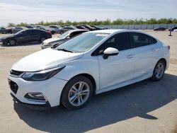 Salvage cars for sale from Copart Fresno, CA: 2018 Chevrolet Cruze LT
