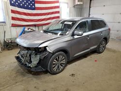 Salvage cars for sale from Copart Lyman, ME: 2019 Mitsubishi Outlander SE