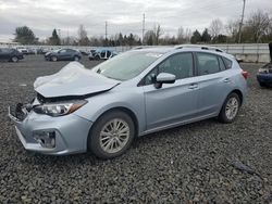 Subaru Impreza salvage cars for sale: 2017 Subaru Impreza Premium Plus