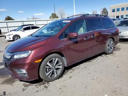 Honda Odyssey salvage cars for sale: 2018 Honda Odyssey Elite