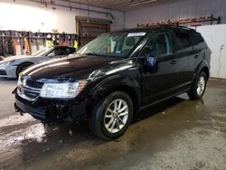 Salvage cars for sale from Copart Candia, NH: 2013 Dodge Journey SXT
