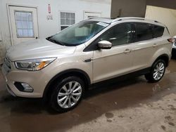 Carros salvage para piezas a la venta en subasta: 2017 Ford Escape Titanium