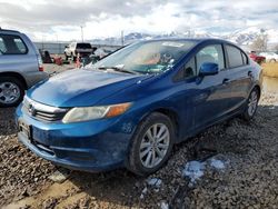 Salvage cars for sale from Copart Magna, UT: 2012 Honda Civic EX