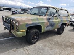 Chevrolet salvage cars for sale: 1985 Chevrolet D10 Military Blazer