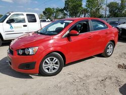 Chevrolet Sonic salvage cars for sale: 2012 Chevrolet Sonic LT