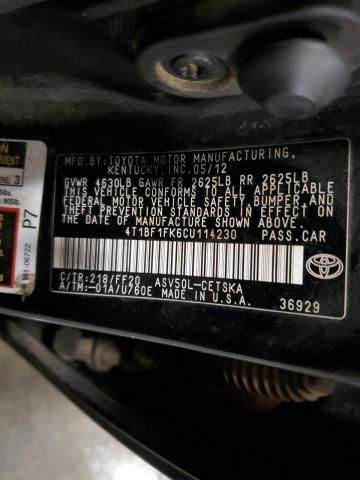 2012 Toyota Camry Base